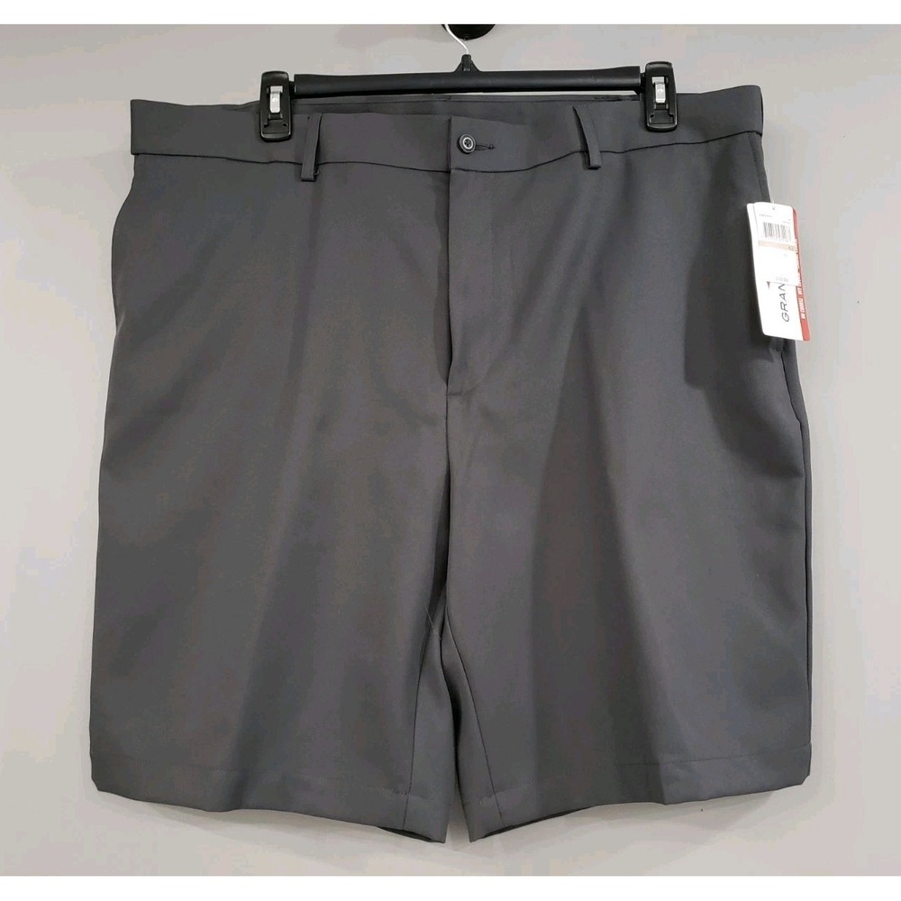 NEW SIZE 42 OFF COURSE GRAND SLAM EXPANDABLE WAISTBAND GRAY GOLF SHORTS SIZE 42